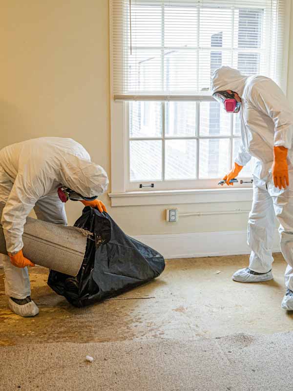 Asbestsanering golvlim Stockholm